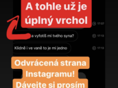Petra Vojtková zveejnila nechutné zprávy, které jí chodí na Instagramu