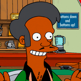 Indick majitel veerky Apu ze serilu Simpsonovi