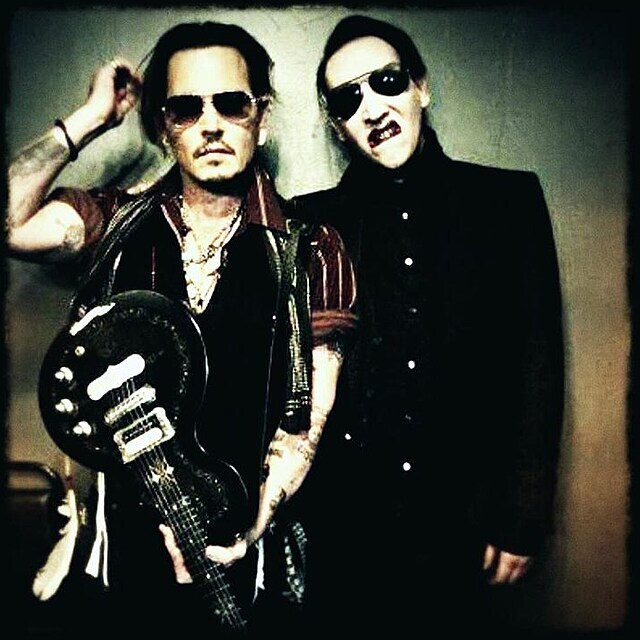 Johnny Depp a Marilyn Manson