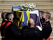 Pohřební průvod s rakví zesnulého britského prince Philipa se vydal od soukromé...