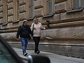 Dominika Gottová a Gabriel Grillottim na romantické procházce v centru Prahy.