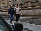 Dominika Gottová a Gabriel Grillottim na romantické procházce v centru Prahy.