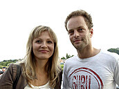 Michaela Badinková s hercem Janem Teplým mají dv malé dcerky.