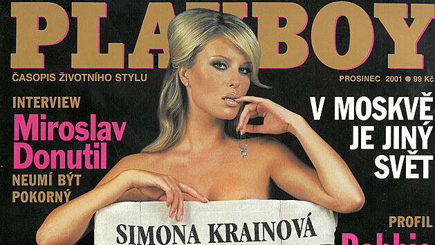 Simona Krainová se na titulní stránce Playboye objevila poprvé p�ed více ne�...