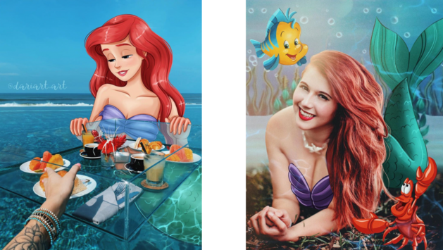 Ariel jako živá