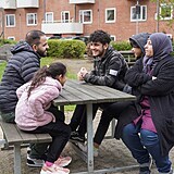 Syrská rodina v Dánsku