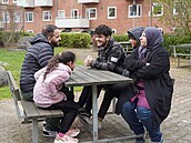Syrská rodina v Dánsku