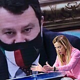 Pokoří Giorgia Meloniová Mattea Salviniho?