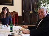 Dominik Duka, arcibiskup praský, s radní T Hanou Lipovskou