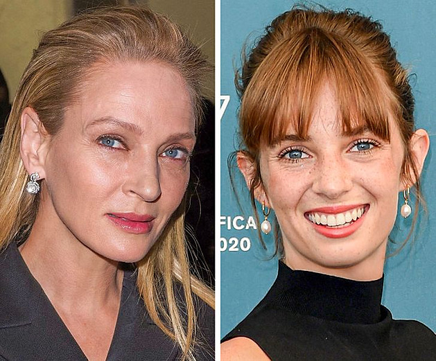 Uma Thurman and Maya Hawke