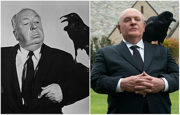 Alfred Hitchcock a Anthony Hopkins
