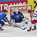 tvrtfinlov utkn na mistrovstv svta v hokeji: R - Finsko, 3. ervna 2021...