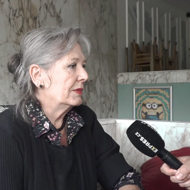 Helena Tetkov bhem rozhovoru pro Expres