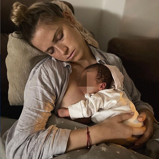 Dosud nejkrásnější fotka Veroniky Kopřivové. Takhle vypadá mateřství.