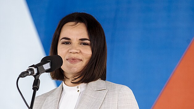Svjatlana Cichanouská je v �esku.