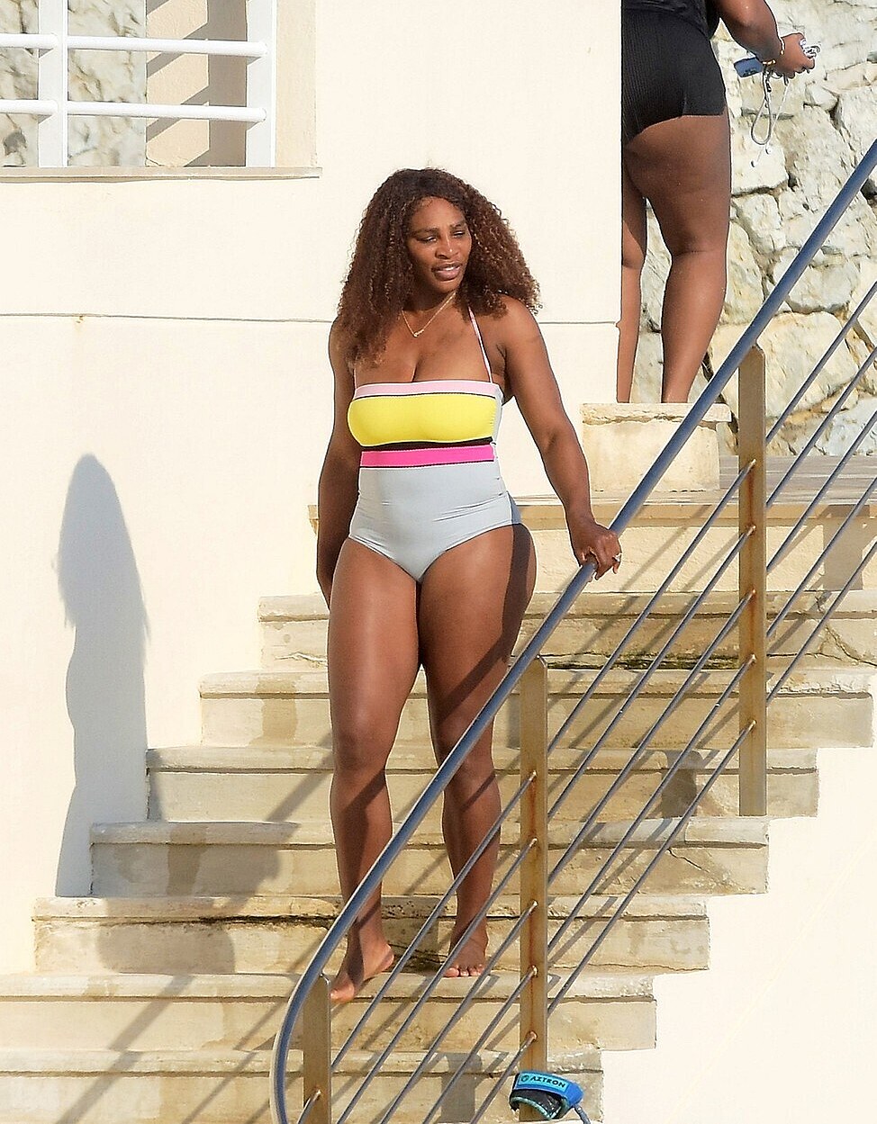 Serena Williamsová si užívala na Azurovém pobřeží.