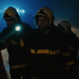 Petr Rychlí v roli dobrovolného hasiče.