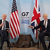 Joe Biden a Boris Johnson usedli k spolenmu jednn.