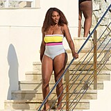 Serena Williamsová si užívala na Azurovém pobřeží.