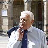 Václav Klaus krátce před oslavou 80. narozenin na Pražském hradě