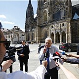 Václav Klaus krátce před oslavou 80. narozenin na Pražském hradě