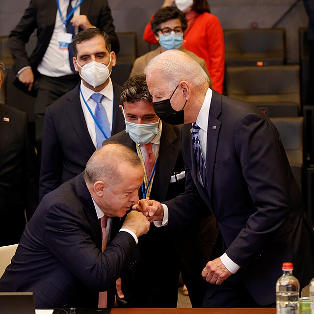 Recep Erdogan a Joe Biden