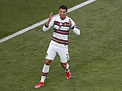 Cristiano Ronaldo v úvodním duelu proti Maarsku