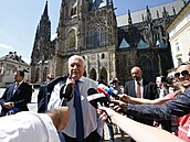 Václav Klaus krátce ped oslavou 80. narozenin na Praském hrad vtipkoval o...