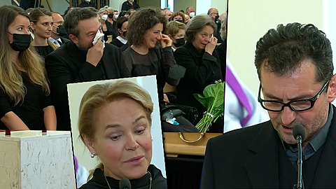 Dagmar Havlová a Ondej Vetchý mli smutení e na pohbu Libue afránkové....