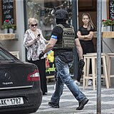 V pražské ulici Bělehradská zasahuje policie.