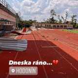 Takhle dopadl hodonnsk stadion.