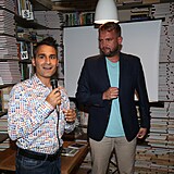 Radek Banga s Liborem Bou�kem.