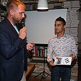 Radek Banga s Liborem Bou�kem.