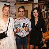 Radek Banga se svou �enou a B�rou Pol�kovou.