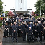 Smutn pohled na Josefa Abrhma, kter se naposledy louil se svou milovanou...