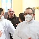 Pohřeb Libuše Šafránkové ve spořilovském kostele svaté Anežky České