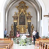 V kostele Nanebevzet Panny Marie v rodnch lapanicch Libuky afrnkov je...