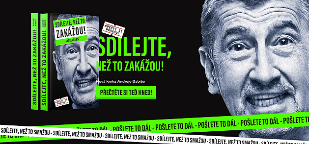 Andrej Babi vydává novou knihu s názvem Sdílejte, ne to zakáou