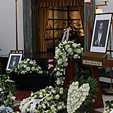 Pohřeb Muže roku Antonína Beránka.