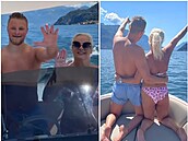 Monika s Petrem si uívají dovolenou v Itálii. Vyrazili i na slavné jezero Como.