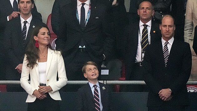 Vévodkyn� Kate, princ George a princ William