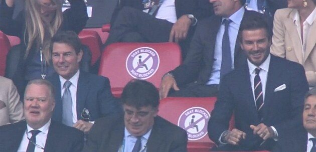 Tom Cruise a David Beckham ve Wembley