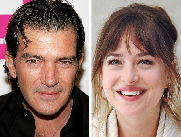 Antonio Banderas a Dakota Johnson