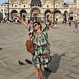 Dana Morávková si užívá nečekaný výlet do Benátek.