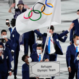 Slavnostn zahjen 32. letnch olympijskch her v Tokiu: Yusra Mardini a...