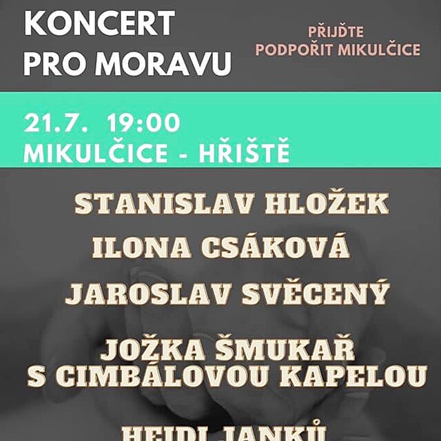 Ilona Cskov zve na koncert do Mikulic, ze kterho ji pr vykrtnou.