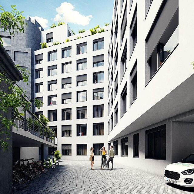 Nov bytov v centru Smchova nabdne hlavn mal byty.