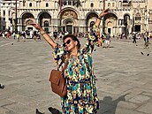 Dana Morávková si uívá neekaný výlet do Benátek.