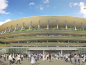 Olympijský stadion podle návrhu Kenga Kumy