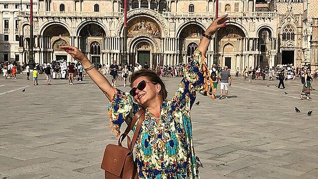 Dana Morávková si u�ívá ne�ekaný výlet do Benátek.